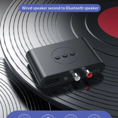 Adaptador amplificador bluetooth para jack rca USB NOVO