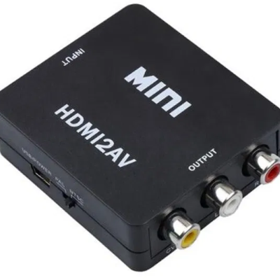 Conversor HDMI para RCA AV HDMI2AV televisão consola