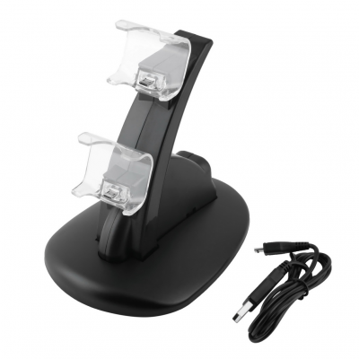 Carregador base dock comandos playstation PS4 LED