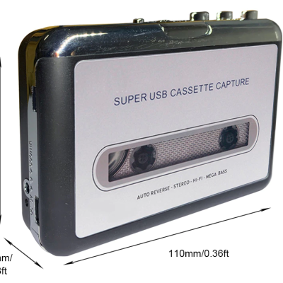 Conversor cassetes para mp3 digital reproductor captura audio USB