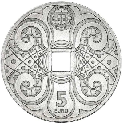 Moeda 5€ 5 Euros Arte da Porcelana Portugal e o Oriente André Carrilho