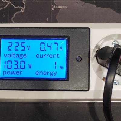 Medidor tensão corrente AC 220v 80-260V 20a Amperimetro Voltimetro Watt
