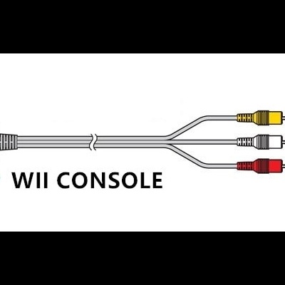 Cabo para Consola WII RCA audio video