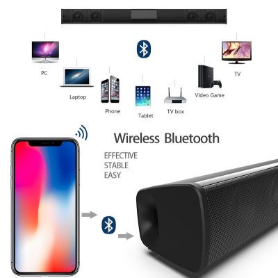 Soundbar 10w HI-FI Bluetooth Aux Cartão SD para Televisão telemovel