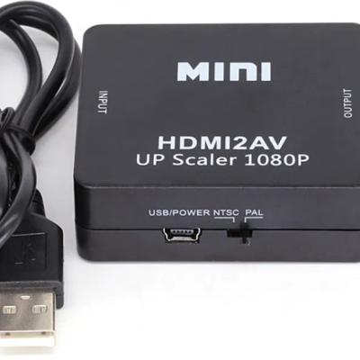 Conversor HDMI para RCA AV HDMI2AV televisão consola