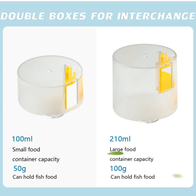 Alimentador automático aquário peixes tartarugas eletrónico 2 TANQUES