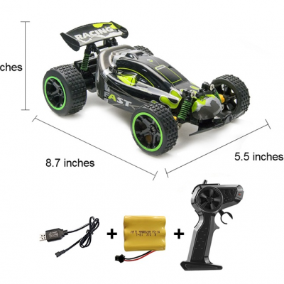 Carro telecomandado corrida muito rápido 20km/h