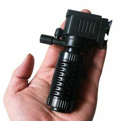Mini Bomba de agua e filtro aquário ultra silenciosa submersível 220v