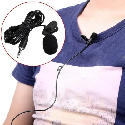 Microfone mini jack 3.5mm Mãos Livres portatil para telemovel smartphone carro mota computador