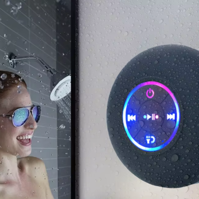 Coluna Bluetooth mãos livres impermeável caixa de som soundbar