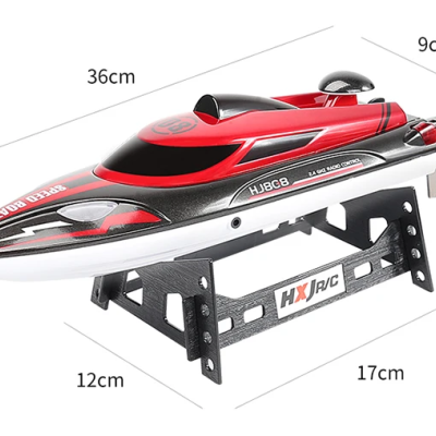 Barco telecomandado RAPIDO radio controle RC Lago Rio Mar