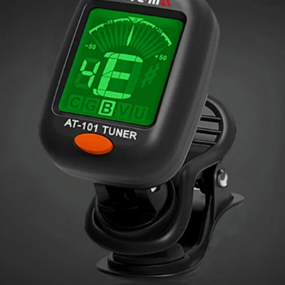 Afinador de guitarra eléctrica viola violão LED