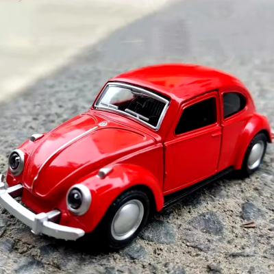 Carro Volkswagen Carocha miniatura 1/36 exposição brincar criança adulto