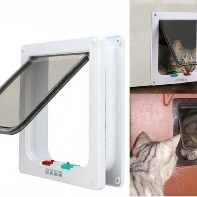 Porta inteligente para animais de estimação Gato Cão