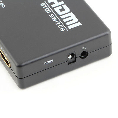 HDMI Hub Switch Splitter 5 portas comando