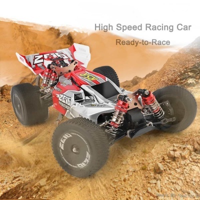 Carro telecomandado grande Radiomodelismo SUPER RAPIDO 60KM/h Wltoys TT 4X4 LED NOVO