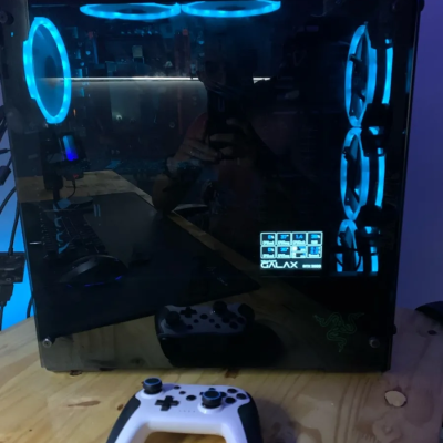 LCD Tela secundária computador Display CPU GPU RAM USB NOVO