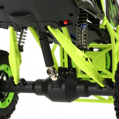 Carro telecomandado grande Radiomodelismo SUPER RAPIDO 50KM/h Wltoys TT 4X4 LED