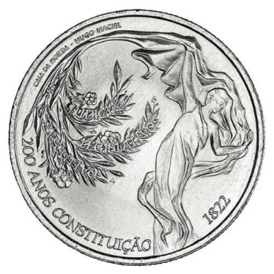 Moeda comemorativa 200 anos constituição 1822 2.5 Euros 2.5€ 2022