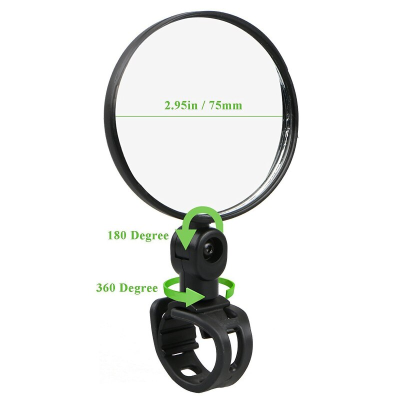 Espelho retrovisor mota bicicleta trotineta scooter xiaomi m365 Universal