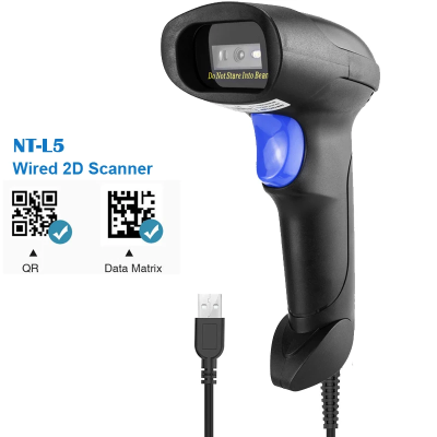 Leitor de codigo de barras e QR CODE Scanner Alta sensibilidade USB