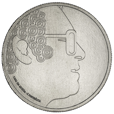 Moeda comemorativa 5€ Zeca Afonso 2023 José Afonso Francisco Providência