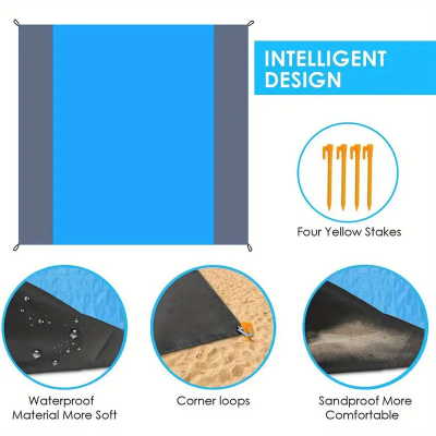 Toalha de praia GIGANTE Tapete picnic ar livre NOVO