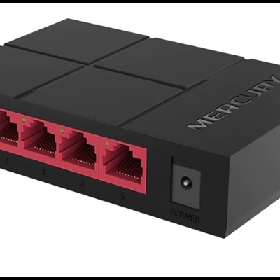 Switch Ethernet Internet 5 Portas RJ 45 Gigabite 10/100/1000Mbps