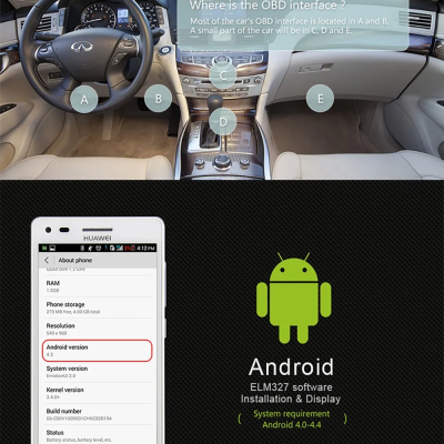 Leitor Erros OBD Bluetooth Diagnostico OBD2 carro Android
