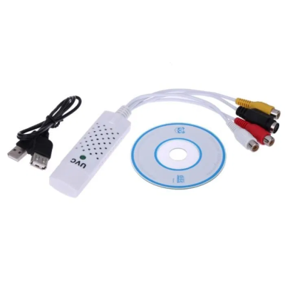 Adaptador USB Easycap UVC para video, camara, tv, playstation, DVD VHS