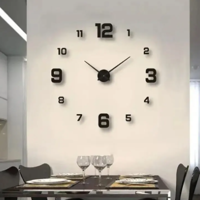 Relógio parede DIY Grande Creativo e original Sala Quarto Cozinha NOVO