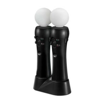 Carregador duplo base dock comandos MOVE Plasytation 3 PS3 USB