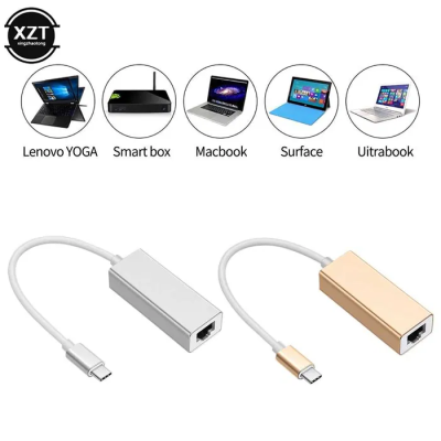 Adaptador USB C para RJ 45 Ethernet 100Mbps LAN