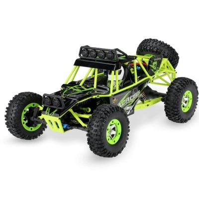 Carro telecomandado grande Radiomodelismo SUPER RAPIDO 50KM/h Wltoys TT 4X4 LED