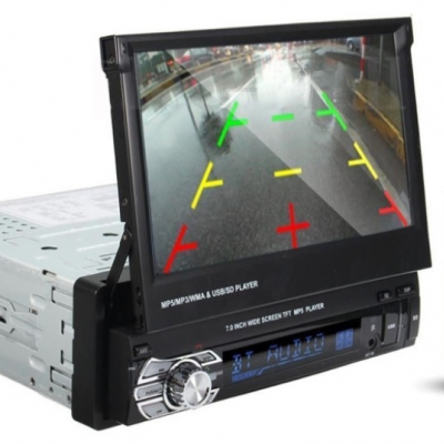Rádio carro 1 din com LCD Touch retractil opel volkswagen toyota citroen peugeot mercedes audi bmw