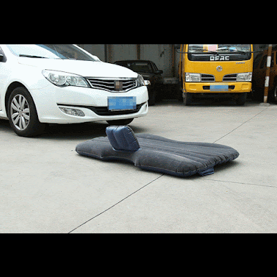 Cama Colchão Insuflável Banco Carro com Bomba para Viagem Camping
