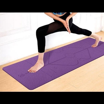 Tapete Esteira Colchonete Yoga Ginastica Fitness Pilates com saco transporte