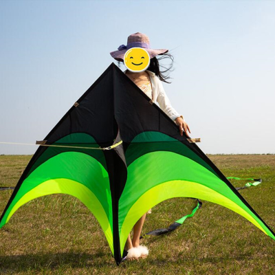 Papagaio de vento Grande 2 Metros Praia Vento Crianças Desporto