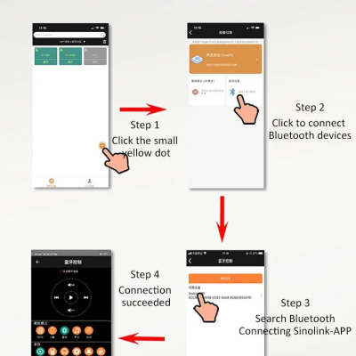 Amplificador audio bluetooth jack 20w + 20w telemovel computador colunas speakers