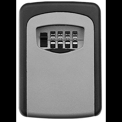 Caixa para chaves em Metal com código Casa Hotel Apartamento Airbnb Booking