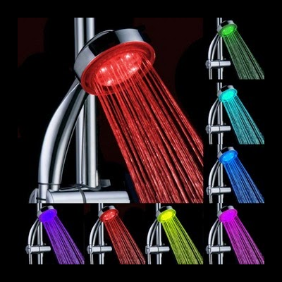 Chuveiro 7 3 LED redutor de caudal temperatura NOVO