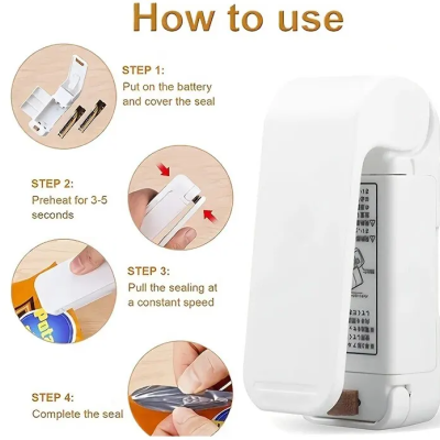 Selador termico sacos plastico comida armazenamento