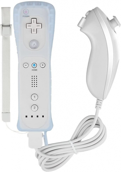 Comandos conjunto para a consola WII Nunchuk Motion Plus esquerda e direita infravermelhos