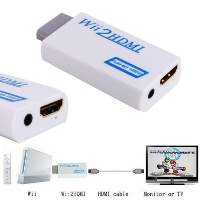 Conversor WII para HDMI com som Jack consola wii