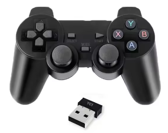 Comando Controlo remoto sem fios tipo Playstation 2 PS2 USB para computador