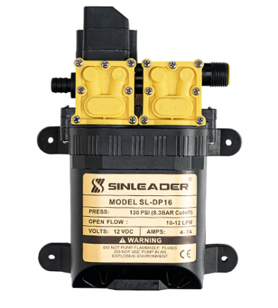 Mini bomba de água elétrica ALTA PRESSÃO 12v 84w 12L/min 8.5 BAR pressão