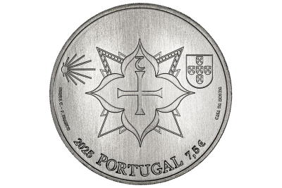 Moeda comemorativa 7.5€ 7.5 EUROS 900 anos do foral de Ponte de Lima NOVO