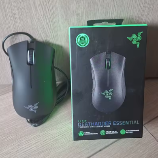 Rato Razer DeathAdder Essential Gaming Sensor Óptico 6400 DPI USB Design Ergonómico Gamers