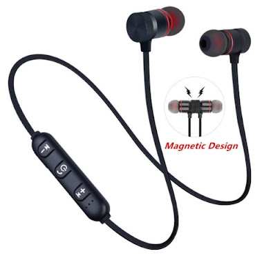 Fones Earphones Bluetooth Magneticos com bateria