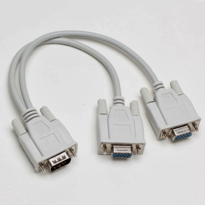 VGA Splitter dois monitores TV projector